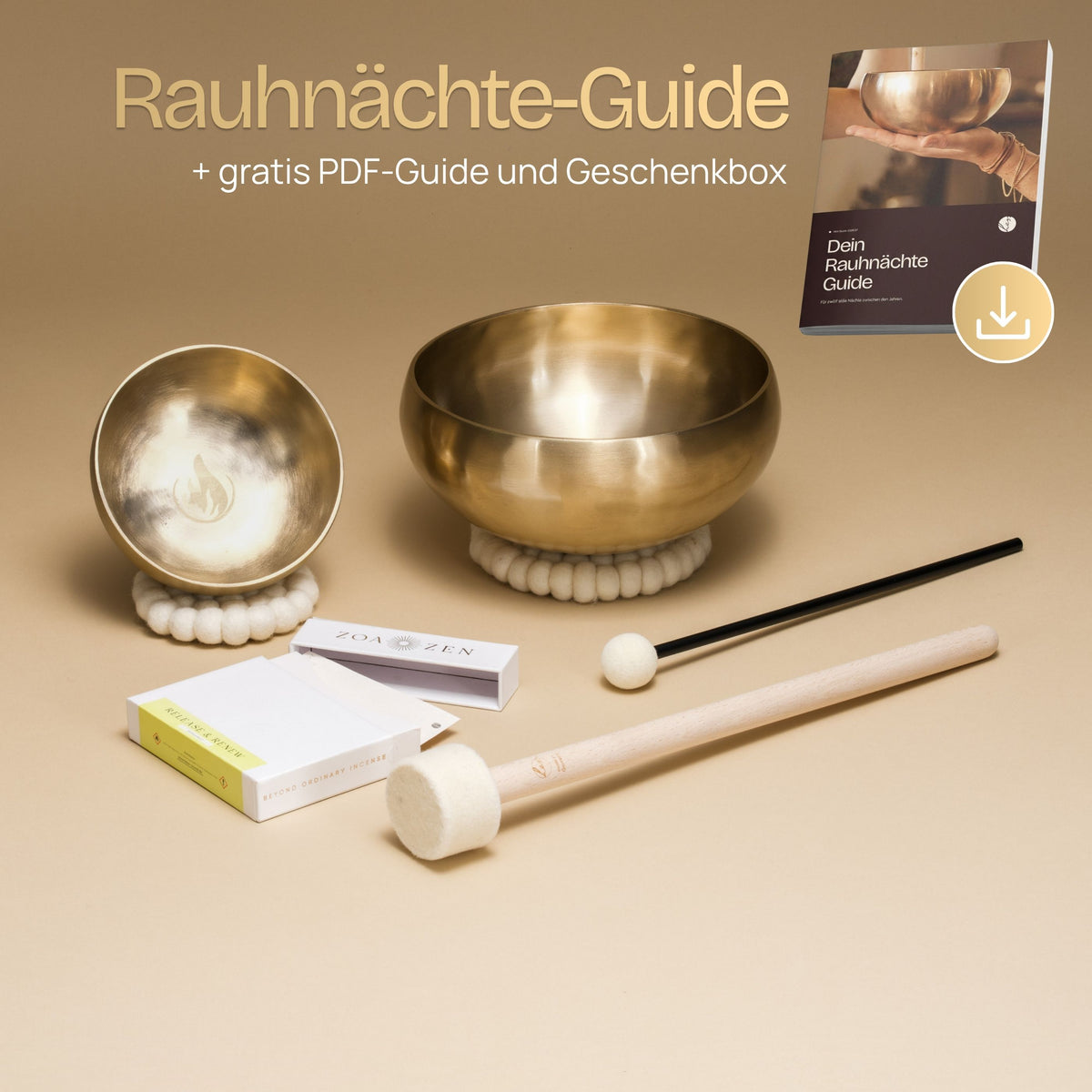Hess Sound Rauhnächte Klangschalen Set