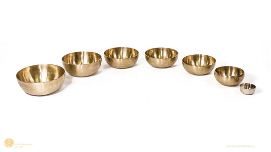 Peter Hess® Therapie Klangschalen Set für die Chakren