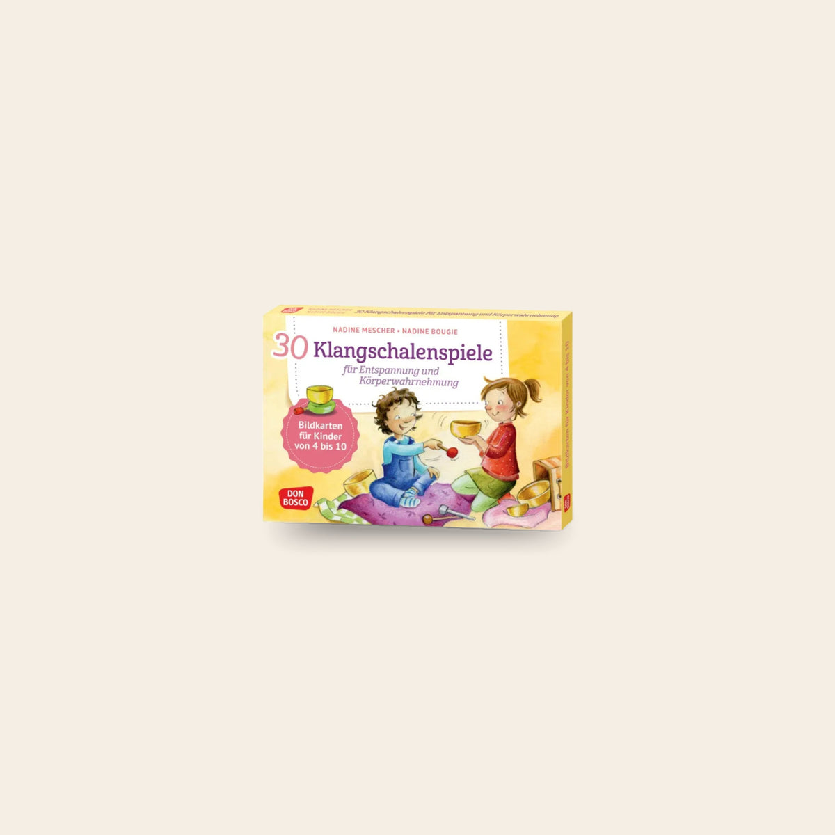 Picture Card Set: 30 Singing Bowl Games (in German)