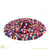 Felt coaster - diameter 14 cm