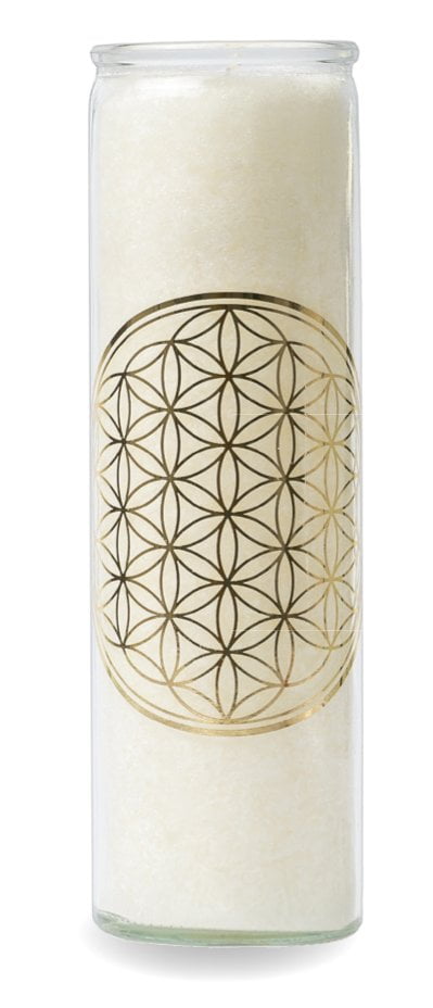 Flower of life" scented candle